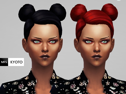  MissFortune Sims: New hair mesh edit 6 colors Available