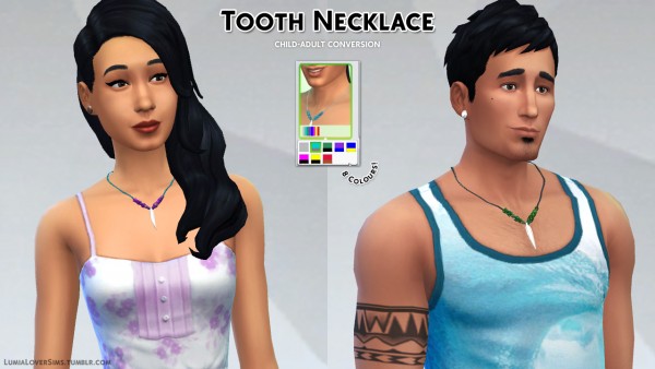  Lumia Lover Sims: Necklace