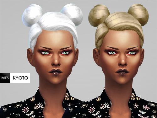  MissFortune Sims: New hair mesh edit 6 colors Available