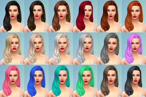  Delirium Sims: New hair recolor
