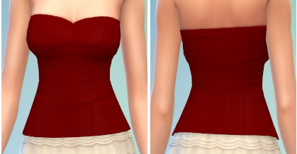  The simsperience: 5 Tube Sweetheart Tops
