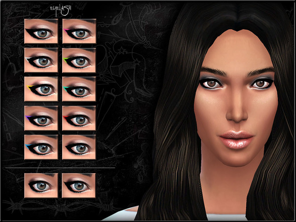  The Sims Resource: Eyelash Set 01 by ShojoAngel
