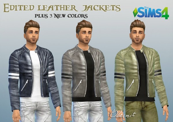  OleSims: Edited leather jackets