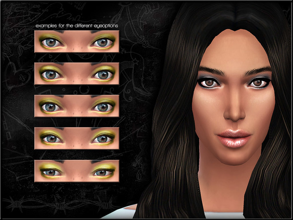  The Sims Resource: Eyeshadow Set 1 by ShojoAngel