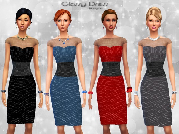  The Sims Resource: Classy Dress by Paogae