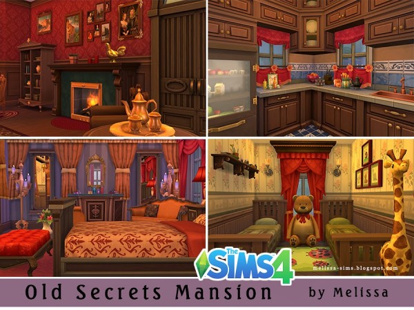  Melissa Sims 4: Old Secrets Mansion