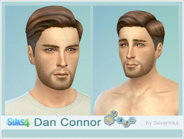  Sims by Severinka: Dan Connor male model