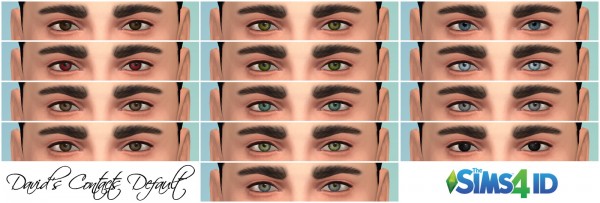  The Sims 4 ID: Davids Contacts Default