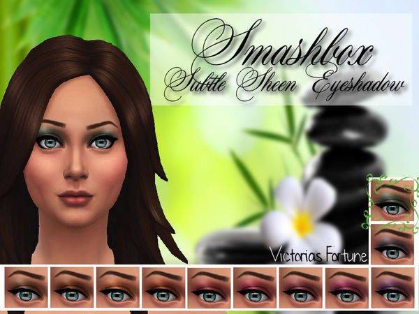  The Sims Resource: Smashbox Subtle Sheen Eyeshadow by Fortunecookie1