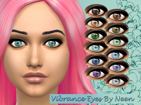  Mod The Sims: Vibrant Eyes   Non Default Bumper Set by Rock Chick
