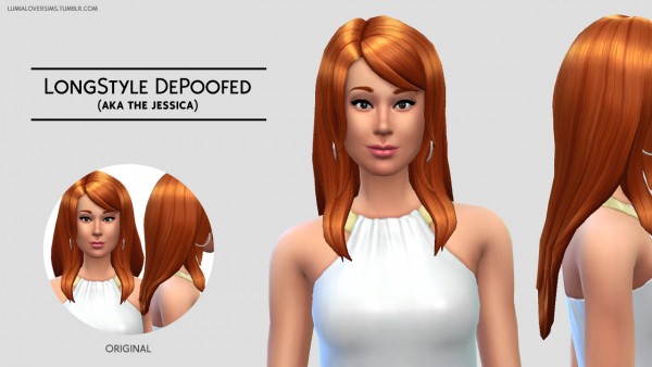  Lumia Lover Sims: LongStyle DePoofed