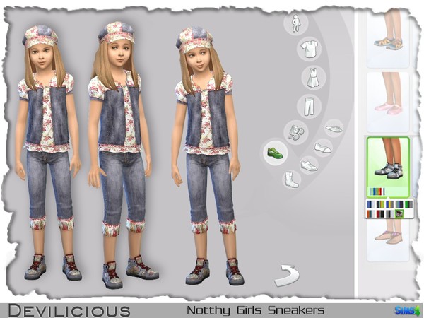  The Sims Resource: Notthy (naughty) Girls Set by Devlicious