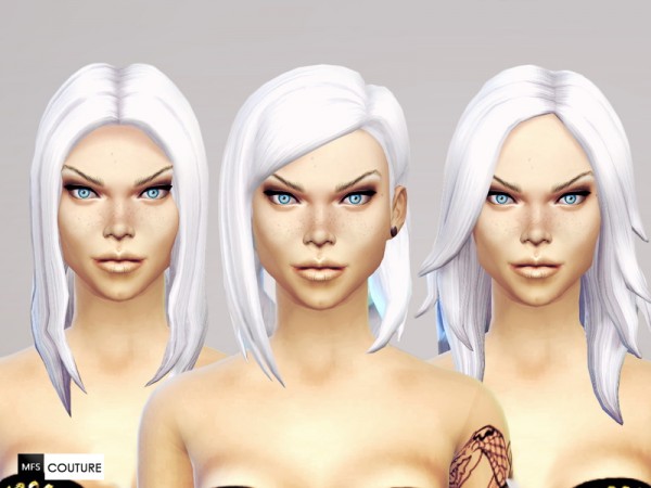  MissFortune Sims: No more Grey Hair    Intense White (Part 2)