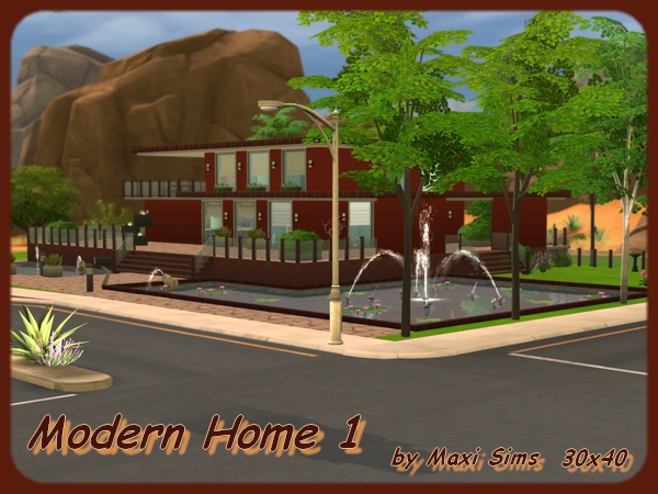  Akisima Sims Blog: Modern home 1