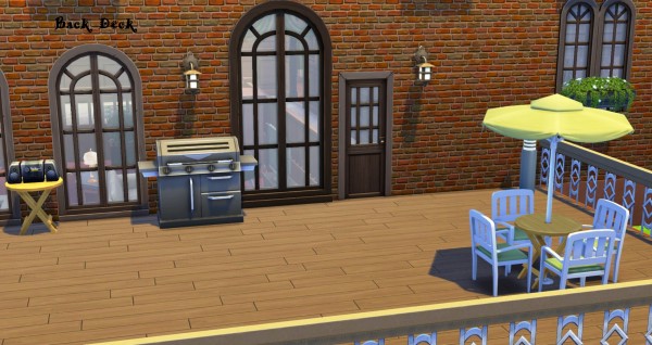  Mod The Sims: A Charming Split Level Brownstone Home by BSUGurl83