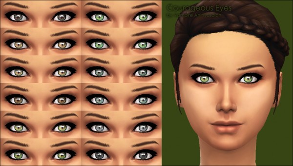  Mod The Sims: Courageous Eyes  by Vampire aninyosaloh