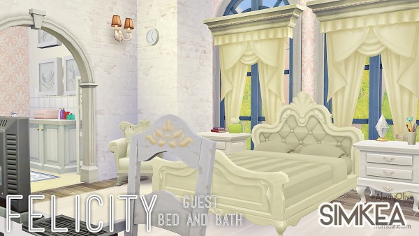  Simkea: Felicity Guest Bed and Bath