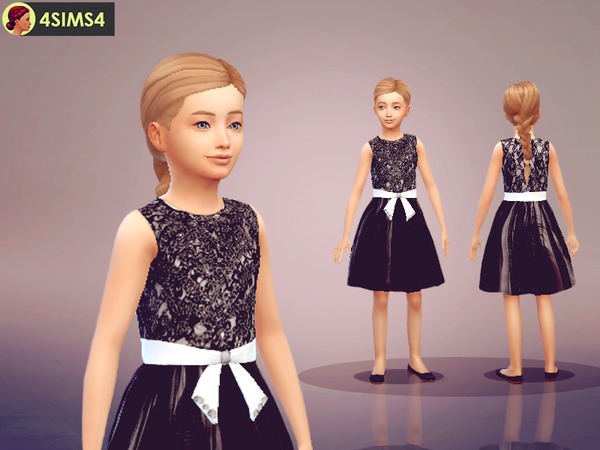  The Sims Resource: Lace Dress by Pafmelap