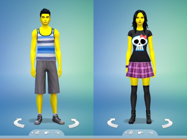  Mod The Sims: Yellow Skintone by Snaitf