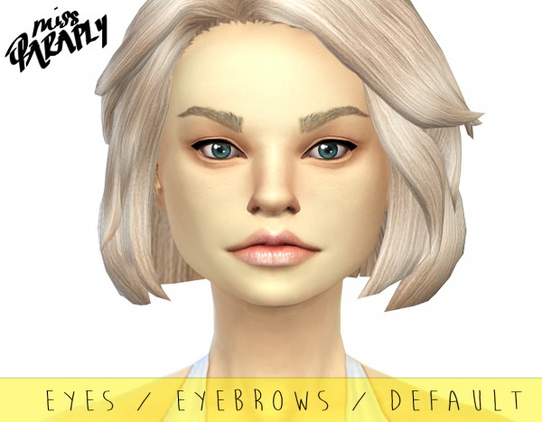  Miss Paraply: Default eyes and default eyebrows
