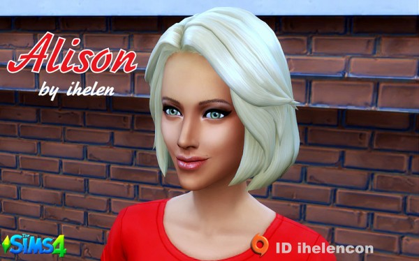  Ihelen Sims: Alison Barlow female sims model