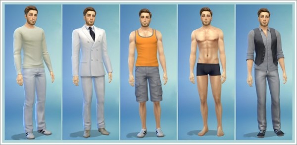  Sims by Severinka: Dan Connor male model