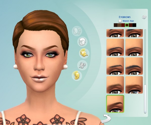  Mod The Sims: Ombre Brows by Cloud9sims