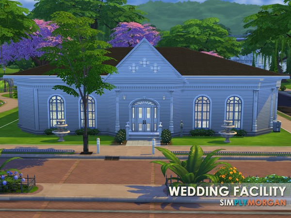  The Sims Resource: Elegant Wedding Facility by SimplyMorgan77