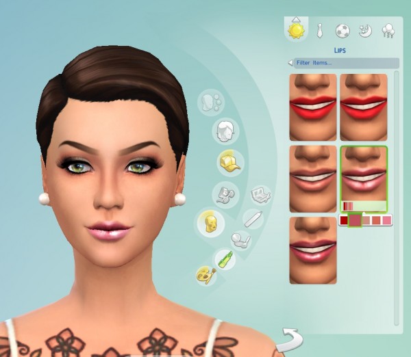  Mod The Sims: 5 Lipgloss Pack by Cloud9sims
