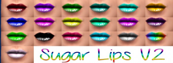  Stars Sugary Pixels: Lips version 2