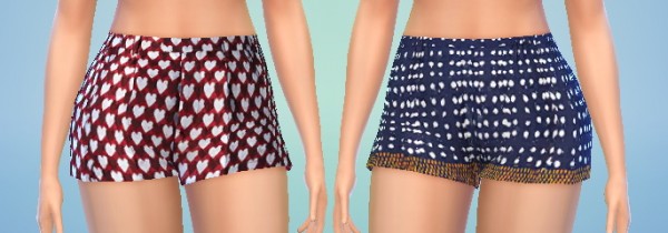  Pure Sims: 4 Shorts set