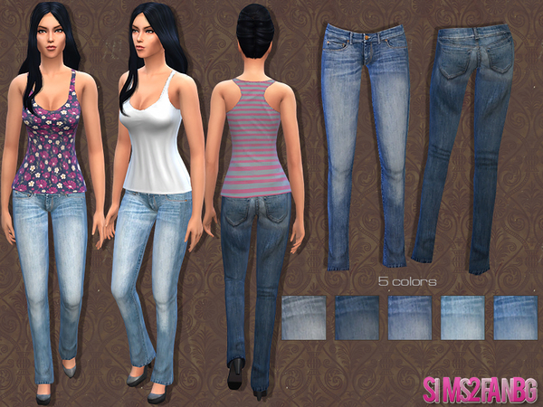  The Sims Resource: Female casual set 05 by Sim2fanbg