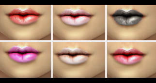  Simmaniacos: Lipstick set 3