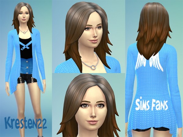  Sims Fans: New dress by Riona