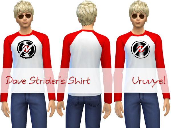  The Sims Resource: Dave Striders Shirt by Uruvyel