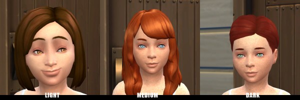  Mod The Sims: Face and body freckles by Nyakai