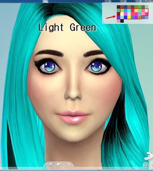  Darkiie Sims 4: Shiny Colored Non Default Eyes