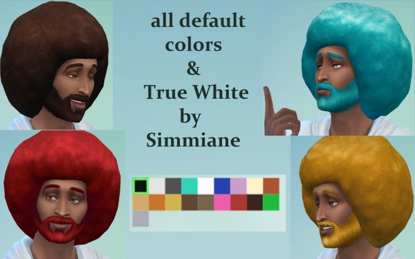  Mod The Sims: Afros for men by Sydria