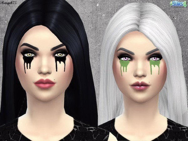 The Sims Resource: Halloween Running Mascara by Margeh 75