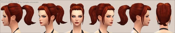  Mod The Sims: Rockabilly Hair   new mesh by Vampire aninyosaloh