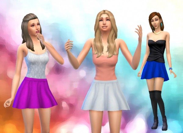  Mod The Sims: Voluptuous Skirt   New Mesh by Kiara24