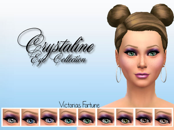  The Sims Resource: Victorias Fortune Crystaline Eye Collection by Fortunecookie1