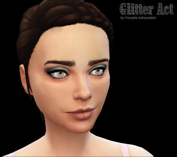 Mod The Sims: Glitter Act Eyeshadow -8 colors- by Vampire_aninyosaloh ...