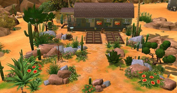  Studio Sims Creation: Red apple  residential lot