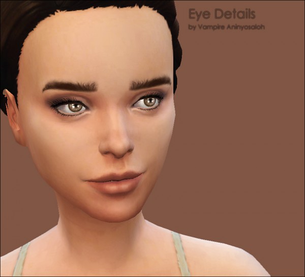  Mod The Sims: Eye Details  eye contour + eyelashes by Vampire aninyosaloh
