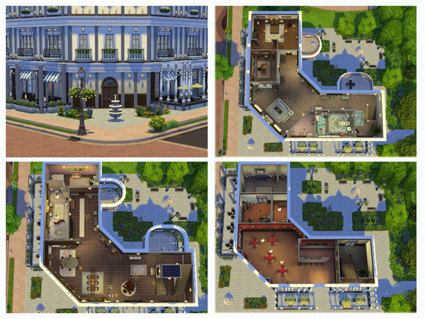  The Sims Resource: Roofs of Paris Danuta720