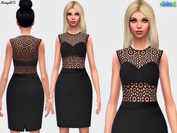  The Sims Resource: Luxury Lace Dress by Margeh 75