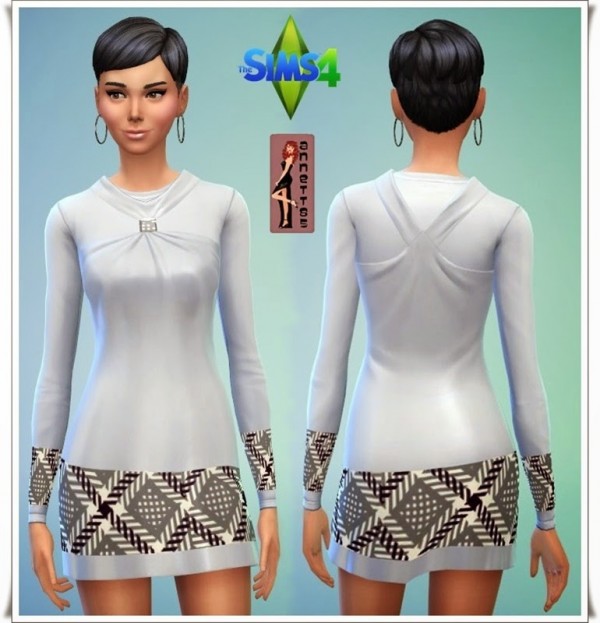  Annett`s Sims 4 Welt: Shirt Dresses Bella