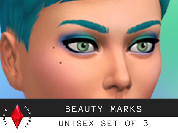  The Sims Resource: Beauty Mark Set by SIms4Krampus