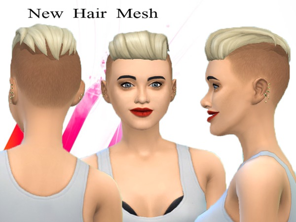  The Sims Resource: New hairstyle mesh punk hair by Neissy